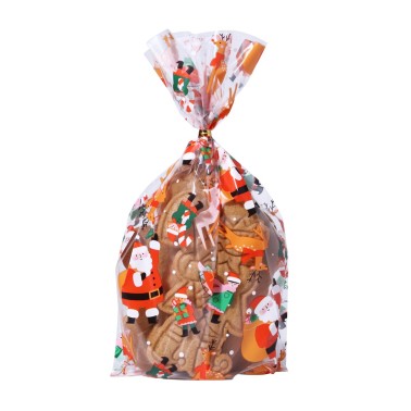 20 sacchetti per dolci Santa's workshop 10x24 cm