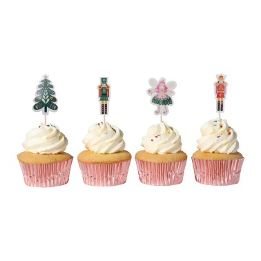 Topper per cupcake Schiaccianoci 24pz