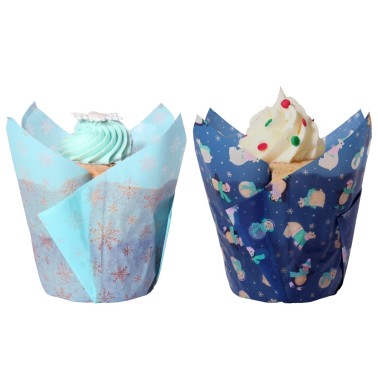 Pirottini tulip Frosty 24 pezzi PME
