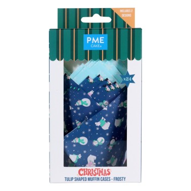 Tulip Frosty pirottini 24 pieces PME