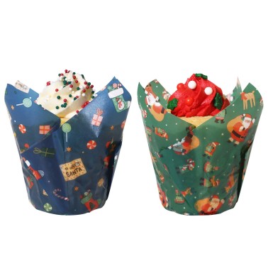Pirottini tulip Santa's Workshop 24 pezzi PME