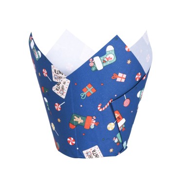 Tulip Santa's Workshop pirottini 24 pieces PME