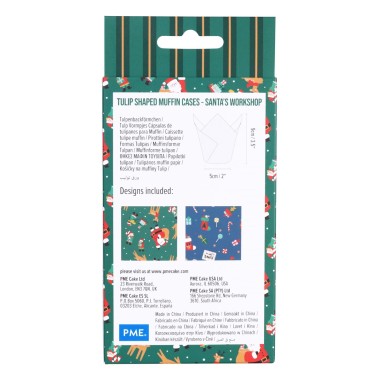 Pirottini tulip Santa's Workshop 24 pezzi PME