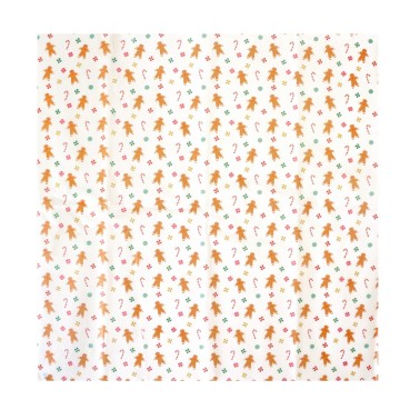 Carta pergamena alimentare Pan di zenzero 12 fogli 40x40cm