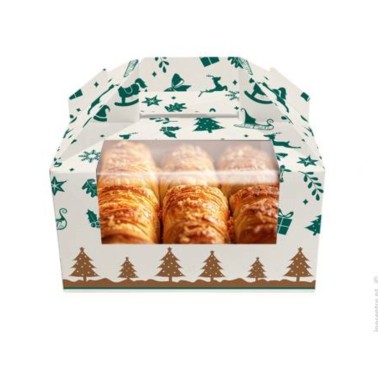 Christmas cake box 18x15.5x7.5 pouces