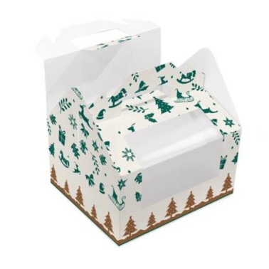 Christmas cake box 18x15.5x7.5 pouces