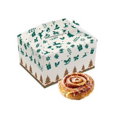 Christmas cake box 18x15.5x7.5 pouces
