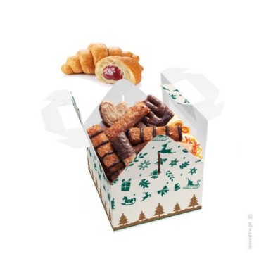 Christmas cake box 18x15.5x7.5 pouces