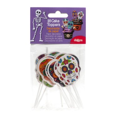 Décorations pour cupcake et gâteaux tsque 16 pièces