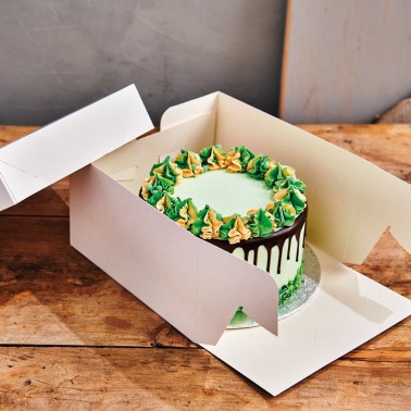 Set 25 cake box bianchi 25x25x8 cm FunCakes