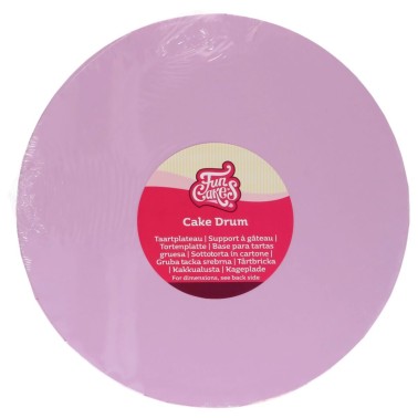 Cake board tondo 25 cm lilla pastello FunCakes