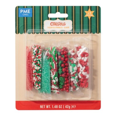 Sprinkles assortiti Frosty 7 tipi 42g PME