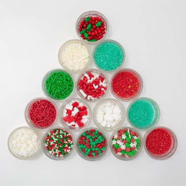 Sprinkles assortiti Classici di Natale 30 tipi 180g PME