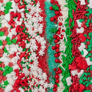 Sprinkles assortiti Classici di Natale 30 tipi 180g PME