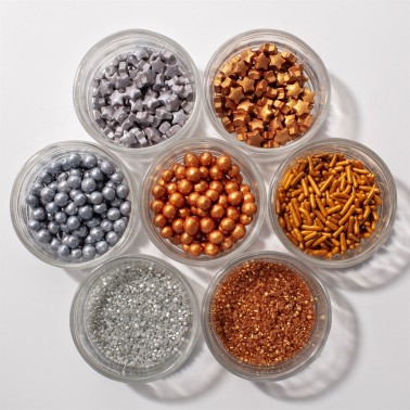 Sprinkles assorties métallisées 7 types 42g PME