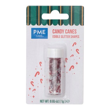 Glitter commestibili Candy Cane 1g PME