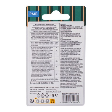 Paillettes de paillettes comestibles pain d'épice 1g PME
