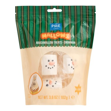 Marshmallow di Natale 12 pz pupazzo di neve 