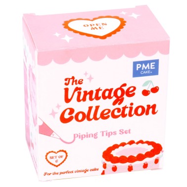 Set 6 beccucci per decorazione Vintage PME