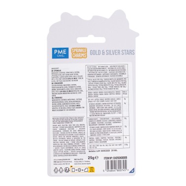 Sprinkles anneau or et argent 25g PME