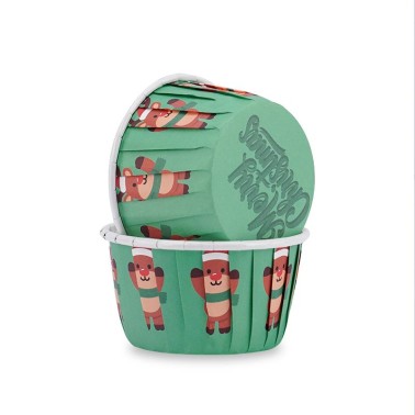 Cupcake pirottini and rigid muffins reindeer 50 pieces