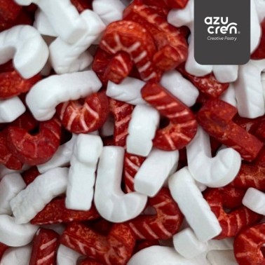 Sprinkles di zucchero candy cane 90g