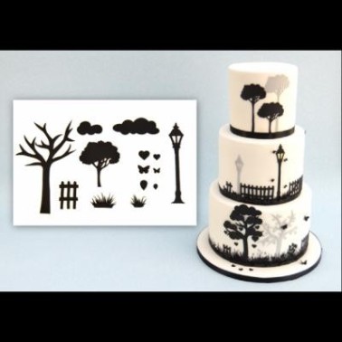 Patchwork Cutters Silhouette alberi11 pezzi - Patchwork Cutters in vendita su Sugarmania.it