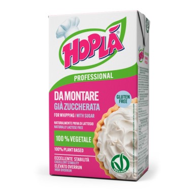 Crema 100% vegetale HOPLA' PROFESSIONAL 1 litro