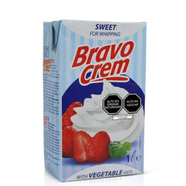 Vegetable cream to mount Bravo Cream 1 liter