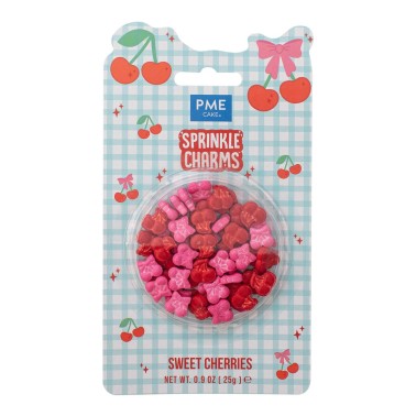 Saupoudrer de charmes de charmes Sweet Cerises 25g PME