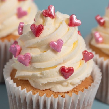 Sprinkle charms cuoricini rosa 25g PME