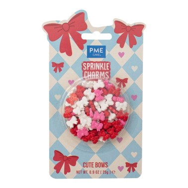 Sprinkle charms fiocchetti colorati 25g PME