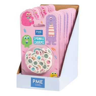 Saupoudrer les yeux multicolores 25g PME