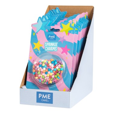 Sprinkle charms stelline colorate 25g PME