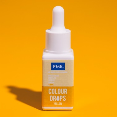 Color Drops yellow 20ml PME Liposoluble food dye