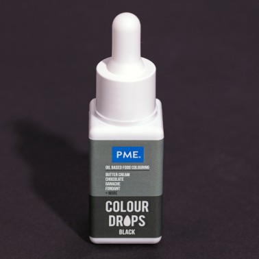 Color Drops black 20ml PME Liposoluble food dye