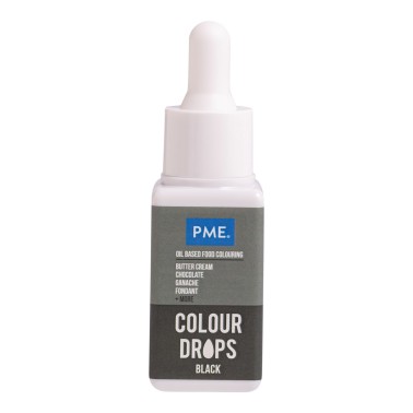 Color Drops black 20ml PME Liposoluble food dye