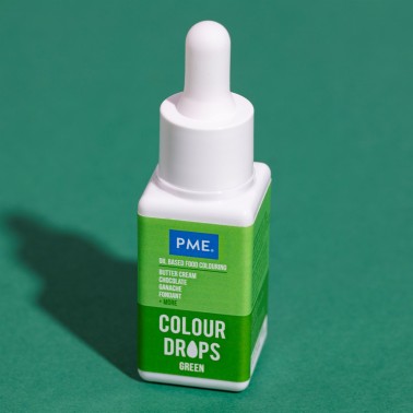 Color Drops Green 20ml PME Liposoluble food dye