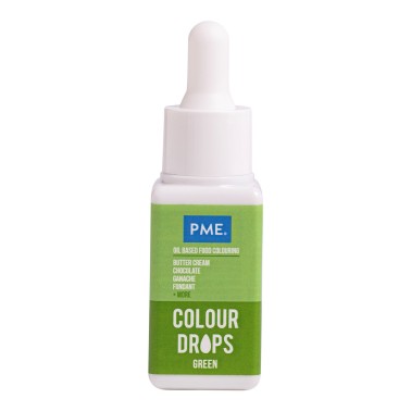 Color gouttes verte 20ml PME Colorant de nourriture liposoluble