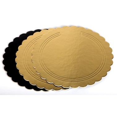 Dischi oro nero kappati rigidi 32 cm - Vica in vendita su Sugarmania.it
