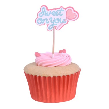 Cupcake Toppers - Sweet On You 24 pz