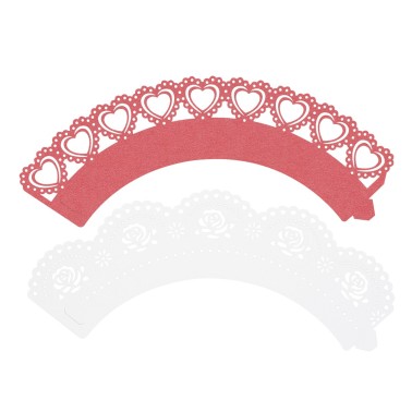 Košíčky obaly vinobraní bílé a červené 12 kusů 