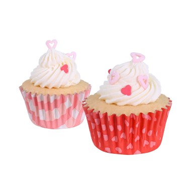Mini-Cupcake-Liebes-Love-Platter-Linie Aluminium 60-teilige Linie PME