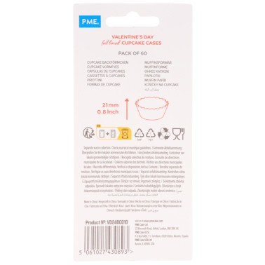 Mini Cupcake Love Platters Line Aluminum 60 Piece Line PME