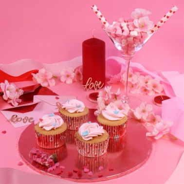 Cupcake Love cups aluminum line 60 pieces PME