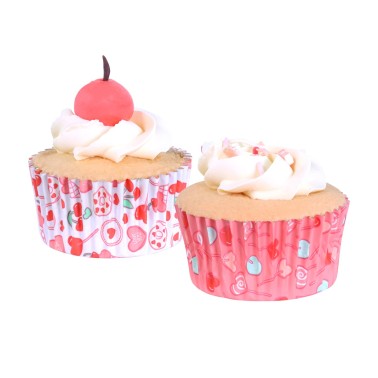 Cupcake Sweet Love Cups Hliníkové čáry 60 kusů PME