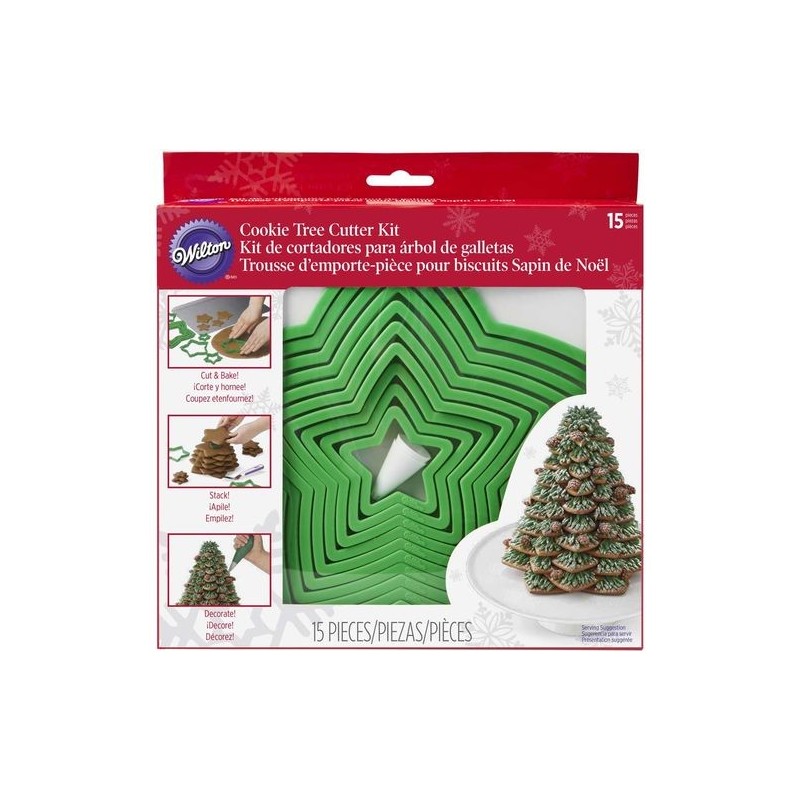 Kit albero di Natale Wilton 15 pezzi - Wilton in vendita su Sugarmania.it