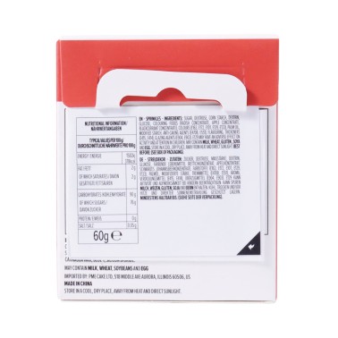 Sprinkles de sucre Je t'aime 60g PME