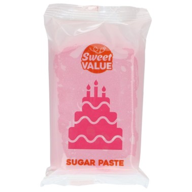 Pink sugar paste on Sweet Value 200 g