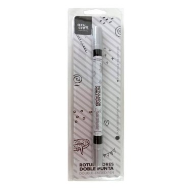 Metallic dual silver fuel felt pen